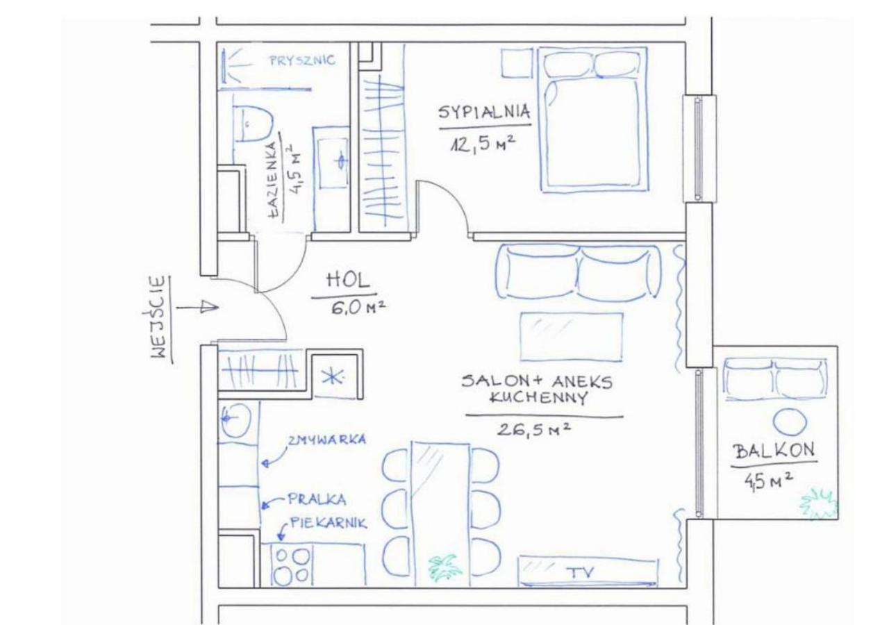 Silk Apartment - Netflix - Parking シュチェチン エクステリア 写真